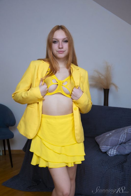 Lady in Yellow
